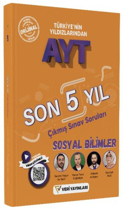 AYT Sosyal Bilimler Son 5 Yıl Çıkmış Sınav Soruları | Veri Yayınları (Ciltsiz)
