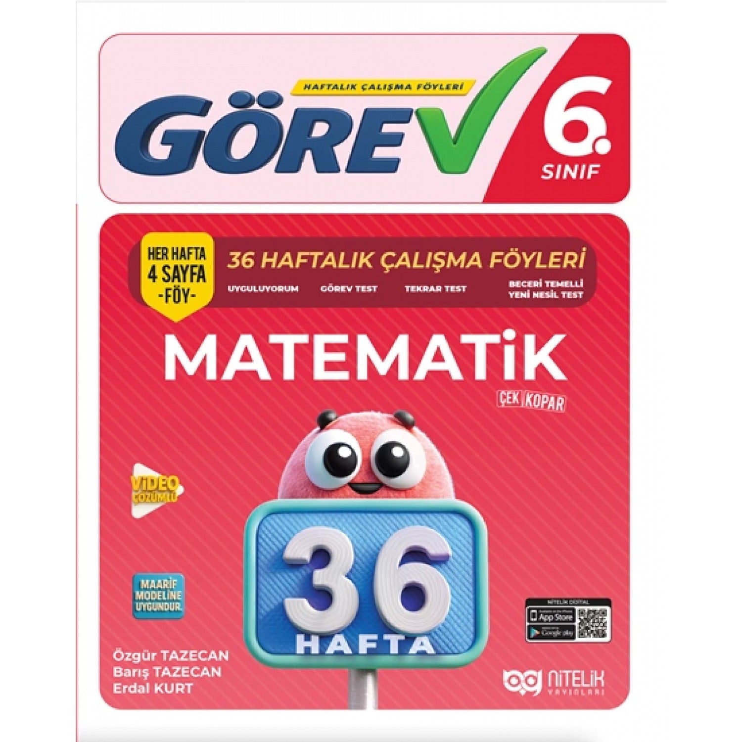 6. Sınıf Matematik Görev 36 Haftalık Çalışma Föyleri