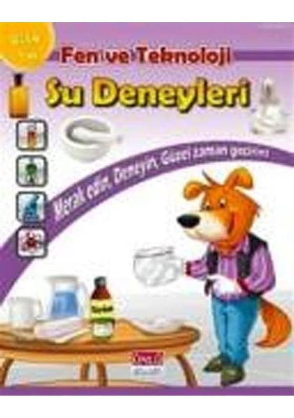 Fen ve Teknoloji Su Deneyleri Kitabı (9-14 Yaş) - Kolektif kitap kapağı