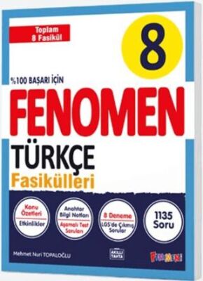 Fenomen 8. Sınıf Türkçe Fasikül Seti 8 Fasikül - Kolektif kitap kapağı