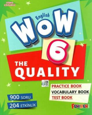 English Wow 6 The Quality Pratice Book - Vocabulary Book - Test Book - Kolektif kitap kapağı