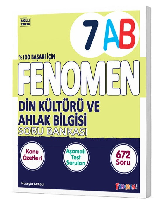 Fenomen Okul 2025 7. Sınıf Din Kültürü A-B Serisi Konu Özetli Soru Bankası - Kolektif kitap kapağı