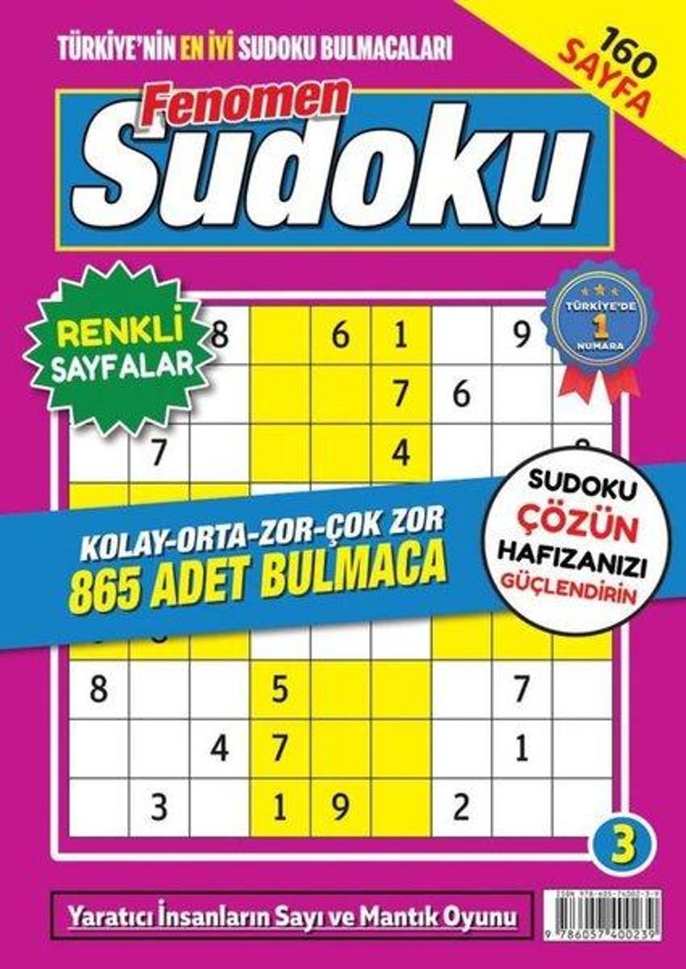 Fenomen Sudoku 3 | Maxı Yayıncılık