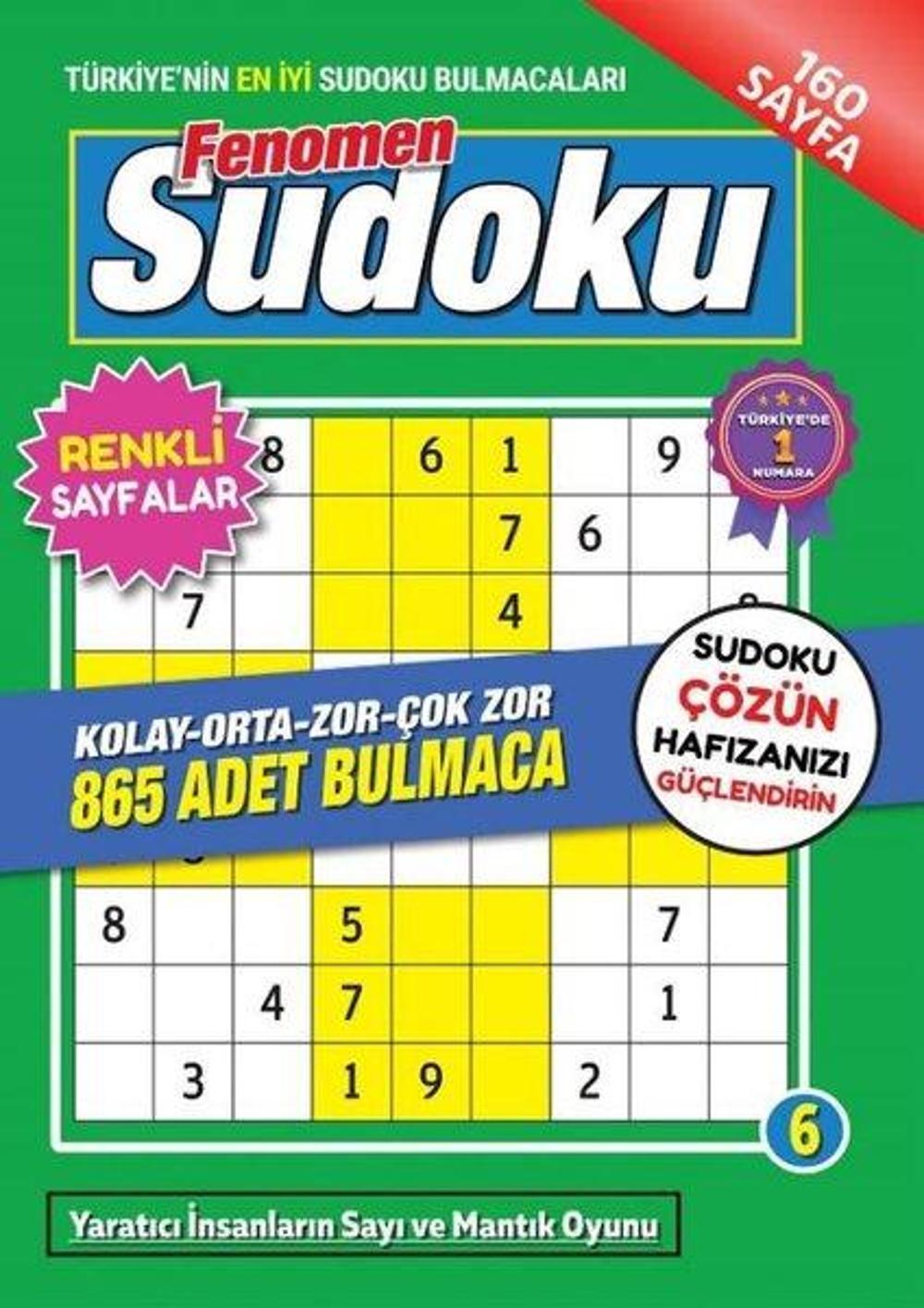 Fenomen Sudoku - 6 | Maxı Yayıncılık