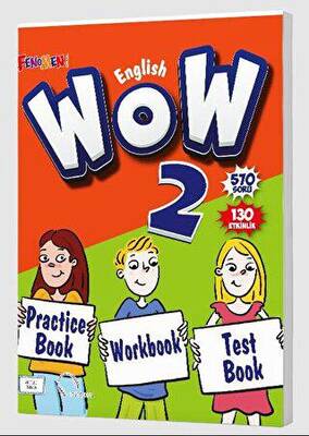 Gama Fenomen 2024 2. Sınıf Wow English Practice Book + Workbook + Test Book - Kolektif kitap kapağı