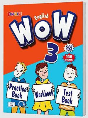 Gama Fenomen 2024 3. Sınıf Wow English Practice Book + Workbook + Test Book - Kolektif kitap kapağı