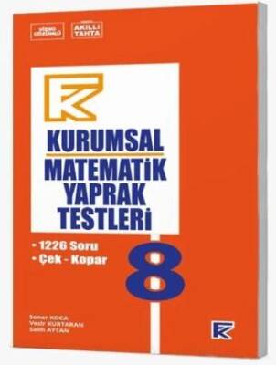 Kurmay 8.Sınıf Kurumsal Matematik Yaprak Test - Kolektif kitap kapağı