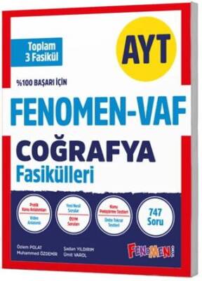 AYT VAF Coğrafya Fasikülleri Seti - Kolektif kitap kapağı