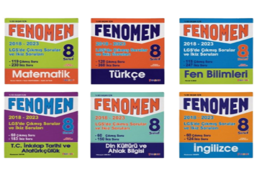 fenomen yayınları çıkmış sorular seti kitap kapağı