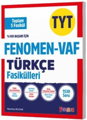 TYT VAF Türkçe Fasikülleri Seti - Kolektif kitap kapağı