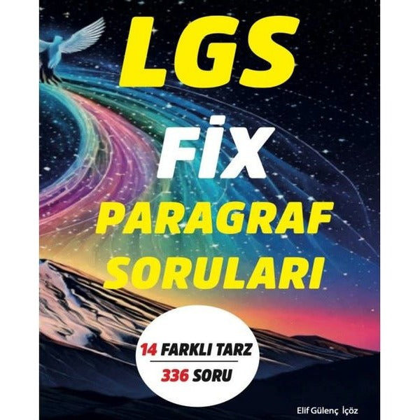LGS FİX Paragraf Soruları - 14 Farklı Tarz 336 Soru | Yazarın Kendi Yayını (İnce Kapak)