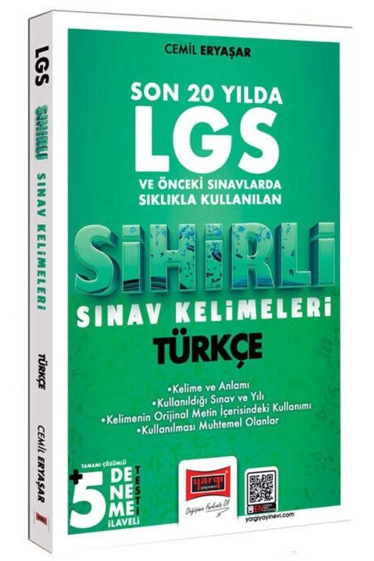 8.Sınıf LGS Türkçe Son 20 Yılda Sıklıkla Kullanılan Sihirli Sınav Kelimeleri | Yargı Yayınları (İnce Kapak)