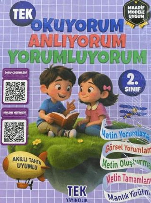 2. Sınıf Okuyorum Anlıyorum Yorumluyorum | Tek Yayıncılık (Ciltsiz)