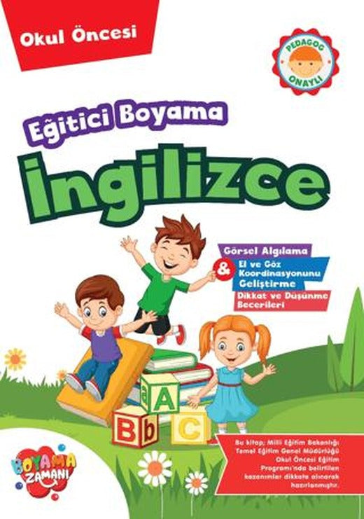 Eğitici Boyama – İngilizce | Boyama Zamanı (Ciltsiz)