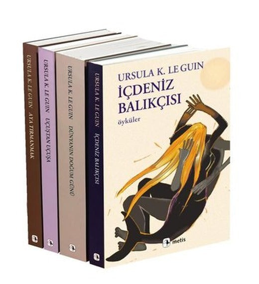Ursula K. Le Guin Öykü Seti - 4 Kitap Takım - Hediyeli | Metis Yayınları