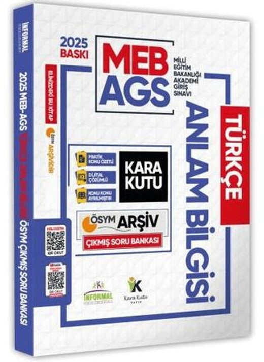 2025 MEB-AGS Türkçenin Kara Kutusu Anlam Bilgisi (Sözcük-Cümle) Çıkmış Soru Bankası Video/ PDF Çözümlü