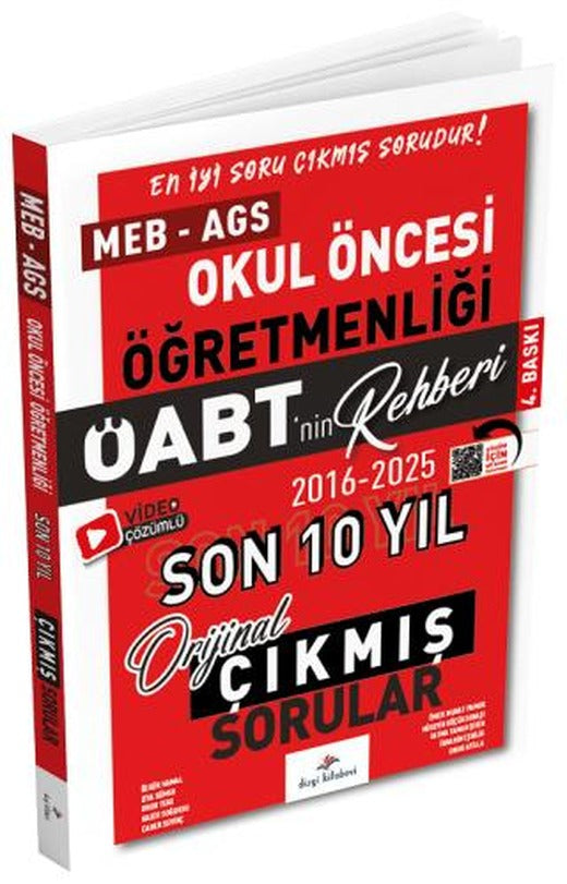 2026 ÖABT MEB-AGS nin Rehberi Okul Öncesi Öğretmenliği Çıkmış Sorular Son 10 Yıl Çözümlü | Dizgi Kitap (Ciltsiz)