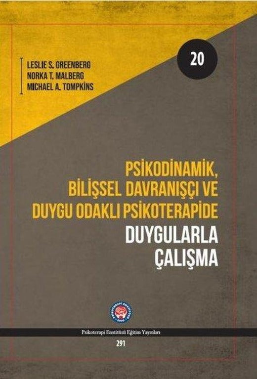 Psikodinamik Bilişsel Davranışçı ve Duygu Odaklı Psikoterapide Duygularla Çalışma | Psikoterapi Enstitüsü (Ciltli)