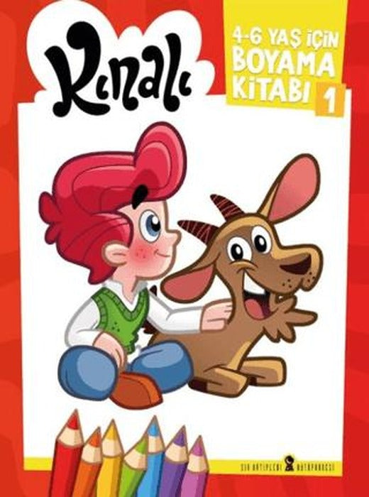 Kınalı 4 - 6 Yaş İçin Boyama Kitabı - 1 | Sır Katipleri (Ciltsiz)