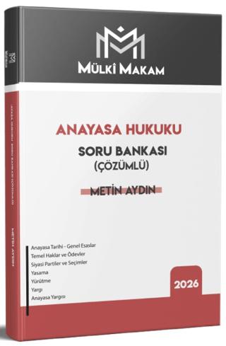 Mülki Makam Anayasa Hukuku Soru Bankası Çözümlü | Statü Akademi Yayınları (Ciltsiz)  - Resim 1