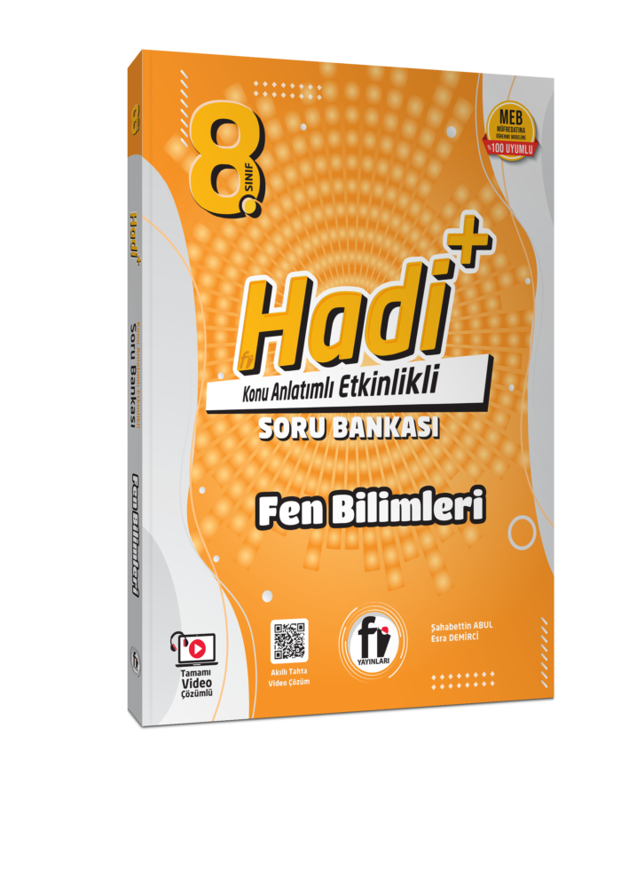 Fi 8. Sınıf Hadi Fen Bilimleri Konu Etkinlikli Soru Bankası Fi Yayınları - Kollektif kitap kapağı