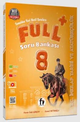 8. Sınıf Full+ T.C. İnkılap Tarihi Soru Bankası - Kemal Metinoğlu kitap kapağı
