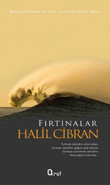 Fırtınalar - Halil Cibran kitap kapağı