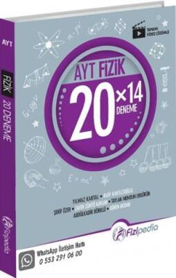 AYT Fizik 20 x 14 Deneme Fizipedia Yayınları - Kolektif kitap kapağı