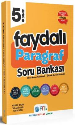 5. Sınıf Faydalı Paragraf Soru Bankası - Yılmaz Aydın kitap kapağı