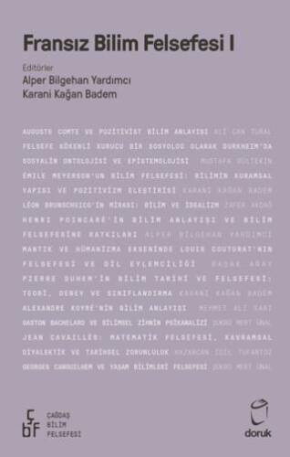 Fransız Bilim Felsefesi 1 - Alper Bilgehan Yardımcı kitap kapağı
