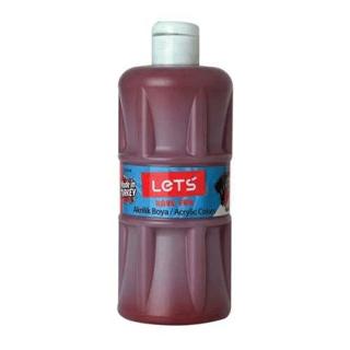 LETS Akrilik Boya 500 ml Kahve | Lets - Resim 1