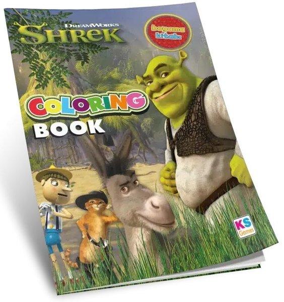 Shrek Boyama Kitabı | Ks Games (İnce Kapak)  - Resim 1