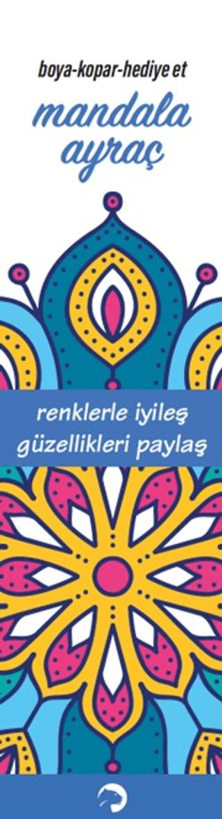 Mandala Ayraç - Mavi | Leopar Yayınları - Resim 1