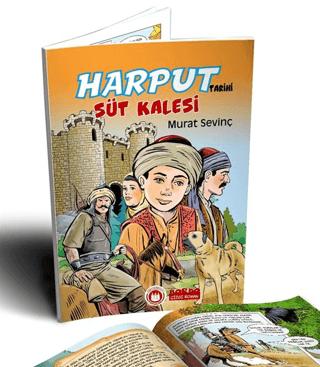 Harput Tarihi Süt Kalesi (Çizgi Roman Büyük Boy Renkli) 7+Yaş | Bordo Ressam (Ciltsiz)  - Resim 1