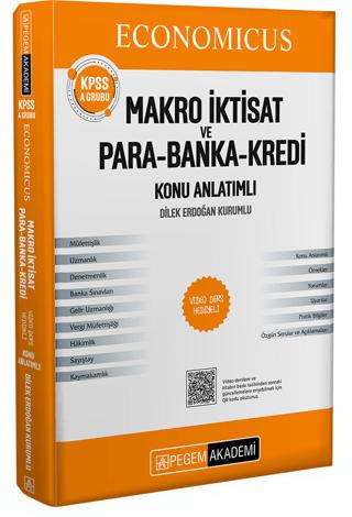 KPSS A Grubu Economicus Makro İktisat ve Para-Banka-Kredi Konu Anlatımı | Pegem Akademi Yayıncılık (Ciltsiz)  - Resim 1