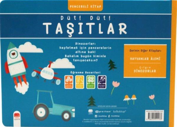 Düt! Düt! Taşıtlar - Pencereli Kitap | Uçan Fil (Ciltli)  - Resim 4