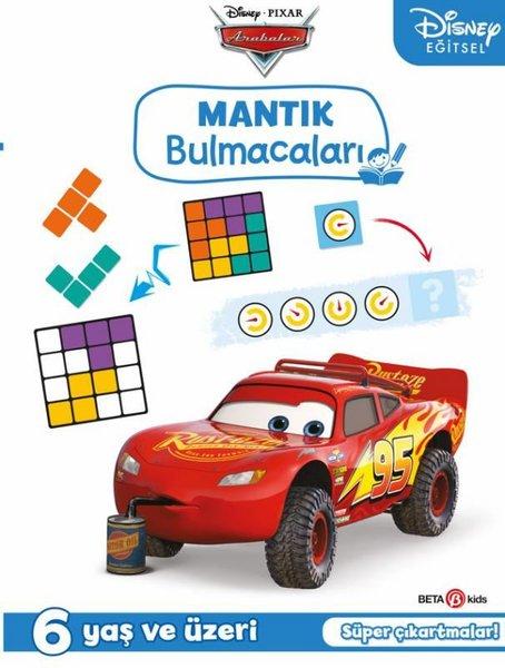 Disney Eğitsel Pixar Arabalar Çıkartmalı Mantık Bulmacaları 6+Yaş | Beta Kids (İnce Kapak)  - Resim 1