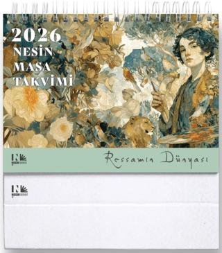 2026 Nesin Masa Takvimi - Ressamın Dünyası | Nesin Yayınevi - Resim 1