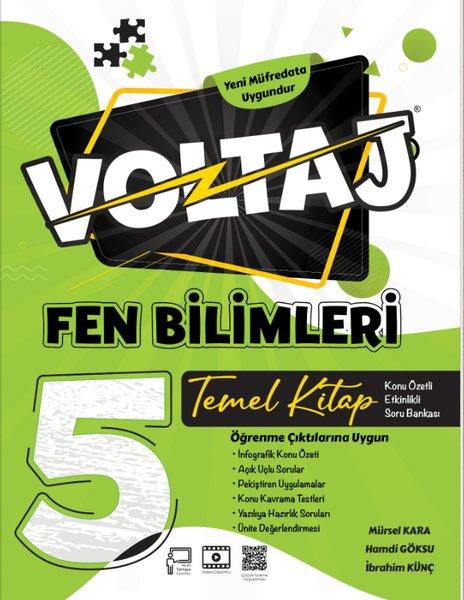 5.Sınıf Fen Bilimleri Voltaj Tk Temel Kitap | Berkay Yayıncılık (İnce Kapak)  - Resim 1
