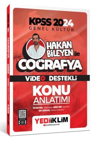 2024 KPSS Hakan Bileyen ile Coğrafya Video Destekli Konu Anlatımı | Yediiklim Yayınları (Ciltsiz)  - Resim 1
