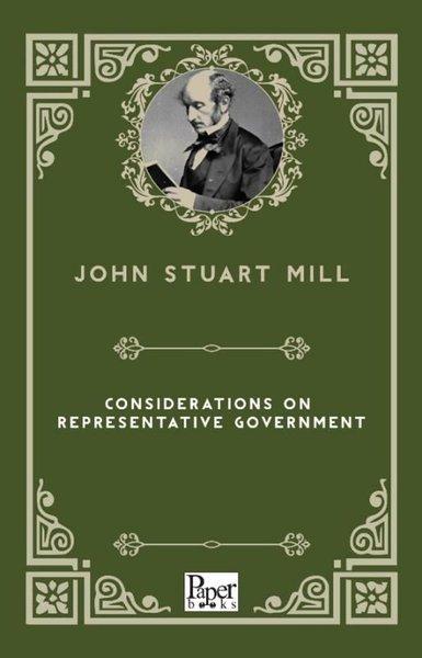 Considerations on Representative Government | Paper Books (İnce Kapak)  - Resim 1