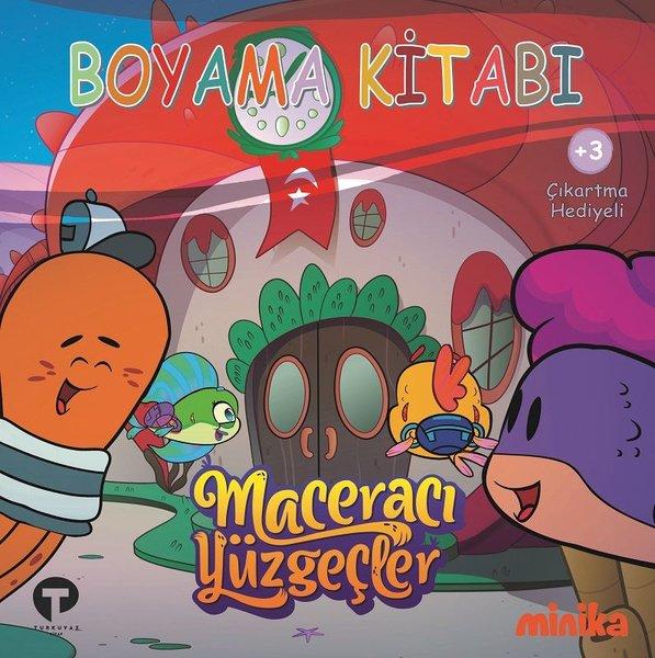 Maceracı Yüzgeçler Boyama Kitabı 4 | Turkuvaz Çocuk (Ciltli)  - Resim 1
