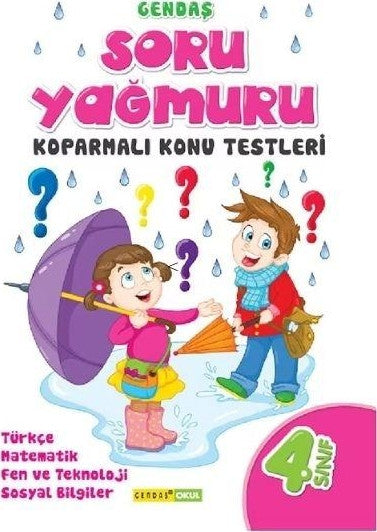 Gendaş Yayınları 4. Sınıf Soru Yağmuru - GENDAŞ kitap kapağı