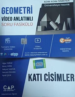 Geometri Video Anlatımlı Soru Fasikülü - Katı Cisimler - Kolektif kitap kapağı