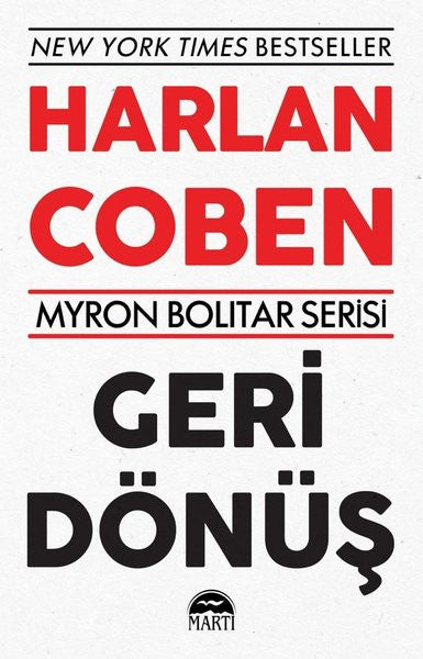 Martı Yayınları Yayınevi Geri Dönüş - Harlan Coben kitap kapağı