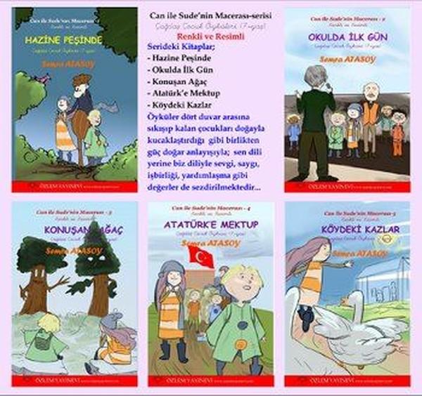 Can ile Sude'nin Macerası | Özlem Yayınevi (İnce Kapak)  - Resim 1