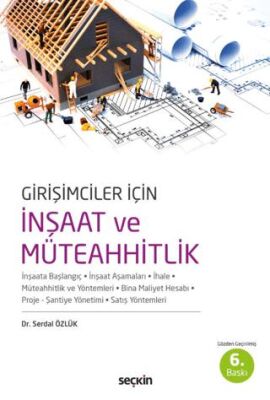 Girişimciler İçin İnşaat ve Müteahhitlik - Serdal Özlük kitap kapağı