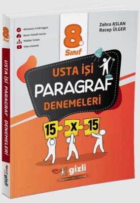 8. Sınıf LGS Usta İşi Paragraf Denemeleri 2025 - Kolektif kitap kapağı
