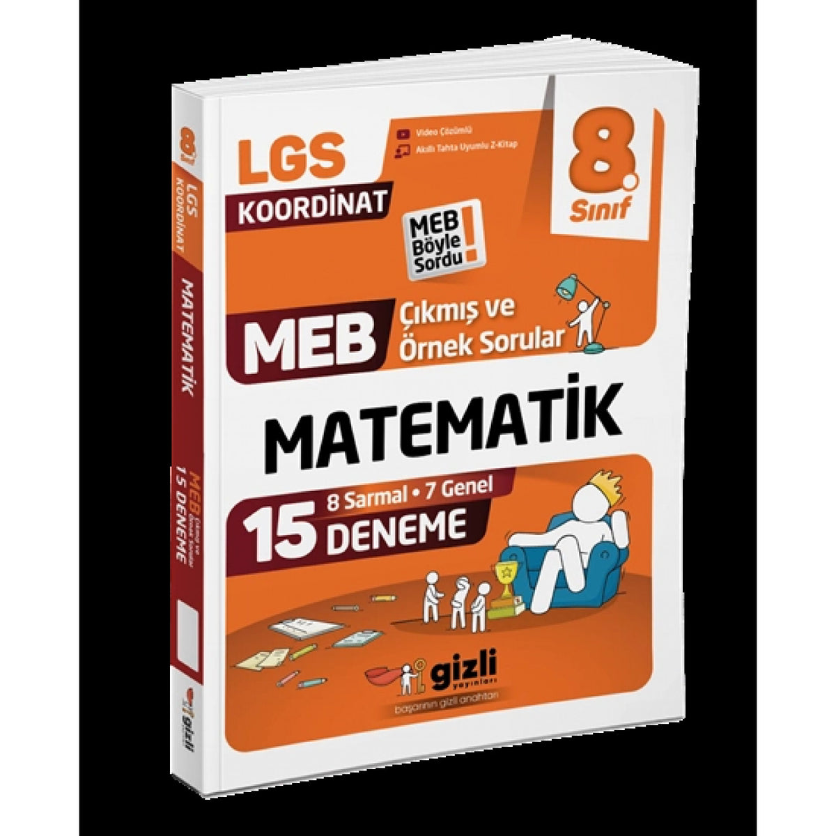 Gizli Yayınları Lgs Meb Çıkmış ve Örnek Sorular Matematik 15'li Deneme-Meb Böyle Sordu kitap kapağı
