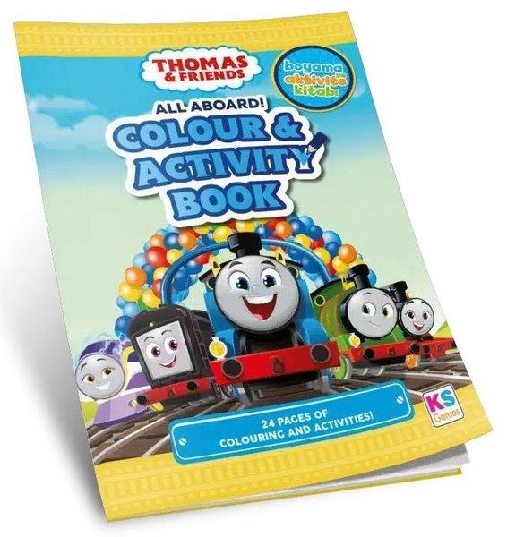 Thomas & Friends Aktiviteli Boyama Kitabı | Ks Games (İnce Kapak)  - Resim 1